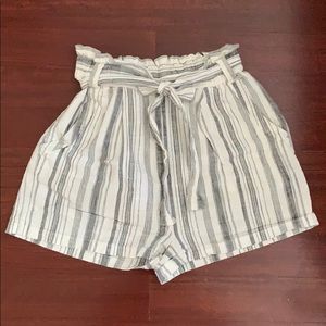 Forever 21 high waisted striped shorts